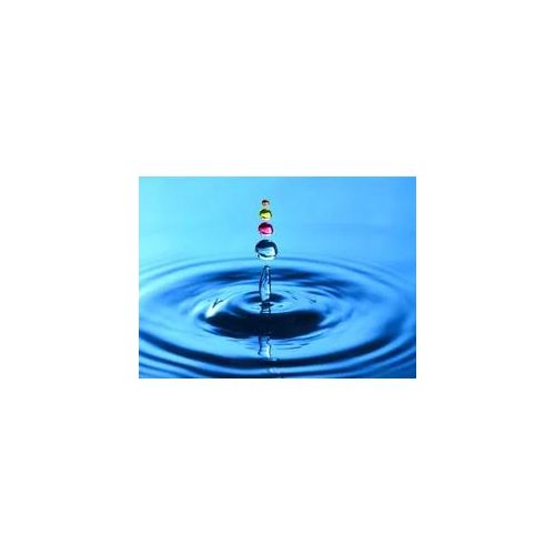 Fototapete PAPERMOON "Splash Droplets", bunt, B:3,5m L:2,6m, Vlies, Tapeten