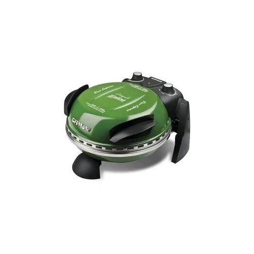 G3FERRARI Pizzaofen "Delizia G1000603 grün inkl. Pizzaschaufel + Rezeptheft", grün, B:34,5cm H:21cm T:33cm, Pizzaöfen, bis 400 C mit Pizzastein – die Ikone unter den Pizzaöfen