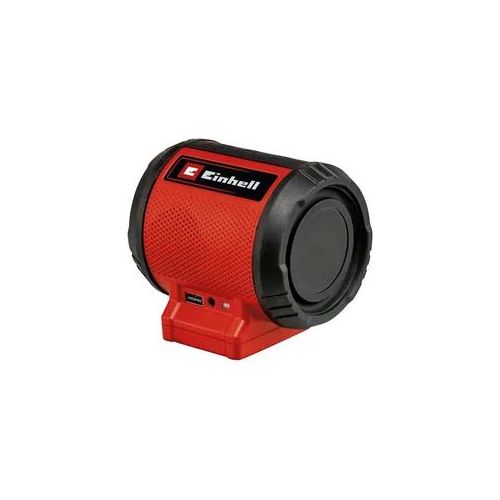 Bluetooth-Lautsprecher EINHELL "TC-SR 18 Li BT - Solo", rot (rot, schwarz), B:9cm H:12,2cm T:10,1cm, Lautsprecher, ohne Akku, ohne Ladegerät