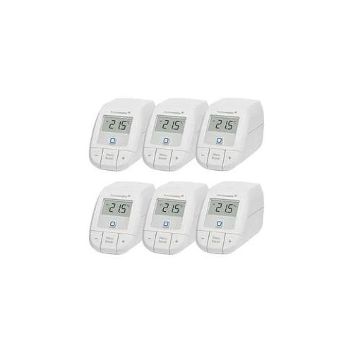 HOMEMATIC IP Heizkörperthermostat "6er Set Heizkörperthermostat basic", weiß, B:20cm H:10cm T:30cm, Heizkörperthermostate