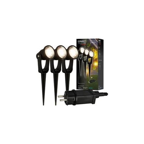 Gartenstrahler BRILONER LEUCHTEN "LILLIS Außenleuchte", schwarz, Leuchten, Gartenstrahler