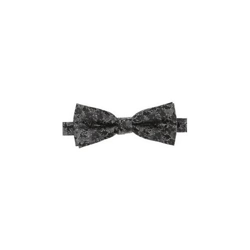 Fliege VENTI "VENTI Fliege Print", Herren, grau (schwarz), 100% Seide, Fliegen