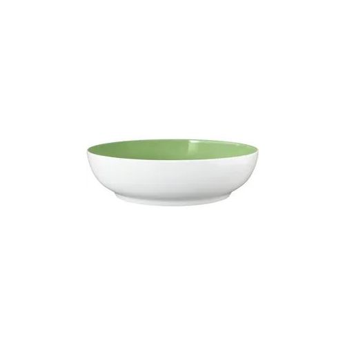 Schüssel SELTMANN WEIDEN "Liberty - Meadow Grasses green", grün (weiß, grün), B:25,4cm H:6,8cm L:25,4cm T:25,4cm Ø:25,4cm, Porzellan, Schüsseln, Schüssel, Foodbowl 25 cm