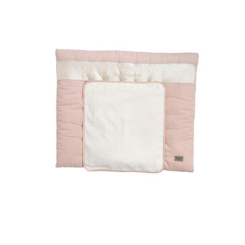 Bebe's Collection Wickelauflage Prinz & Prinzessin 2023, Rosa, Textil, Füllung: Polyester, 85x70 cm, Oeko-Tex® Standard 100, Bezug waschbar, Pflegen, Wickeln, Wickelauflage