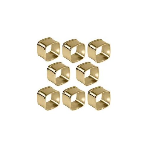 Serviettenring CREATIV HOME "Serviettenring", altgold, B:4cm H:4cm L:3cm, Serviettenringe, im eckigen Design