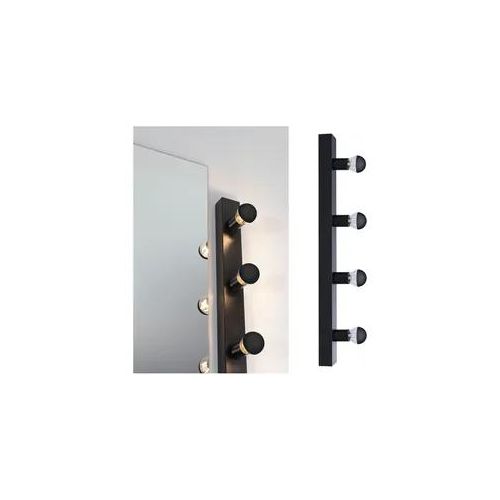PAULMANN Spiegelleuchte "Spiegelleuchte IP44 E14 230V dimmbar", schwarz, 4, H: 7,5cm, 1 Stk., Leuchten, Ein-/Ausschalter, Spiegelleuchte