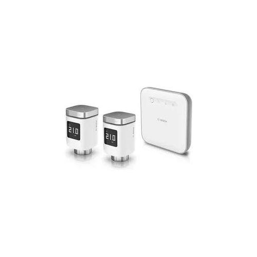BOSCH Heizkörperthermostat "Smart Home Starterset mit 2 Heizkörperthermostaten [+M]", weiß, 2, Heizkörperthermostate