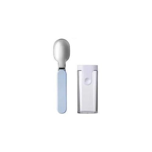 Kinderlöffel MEPAL "Faltbarer Löffel Ellipse", blau (nordic blau new), Esslöffel