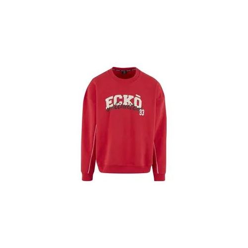 Rundhalspullover ECKO UNLTD. "Ecko Unltd. Pullover Skyhook", Herren, Gr. S, ski patrol, 80% Baumwolle, 20% Polyester, mehrfarbig, normal, Rundhals, Pullover Rundhalspullover
