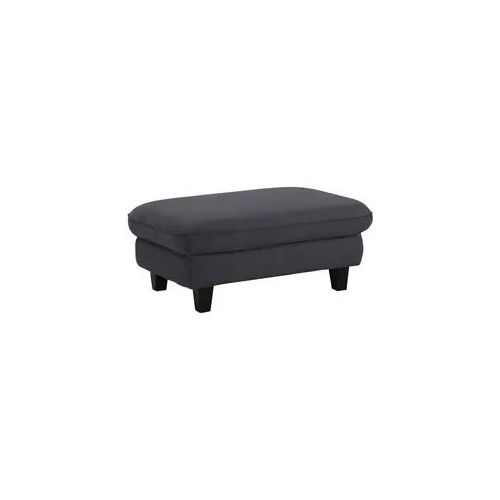 Hocker HOME AFFAIRE "Pilot", anthrazit, B:101cm H:46cm T:65cm, 100% Polyester, Feinstruktur: 75000 Scheuertouren, Struktur 35000 Scheuertouren, Microfaser 40000 Scheuertouren, Hocker, Hocker