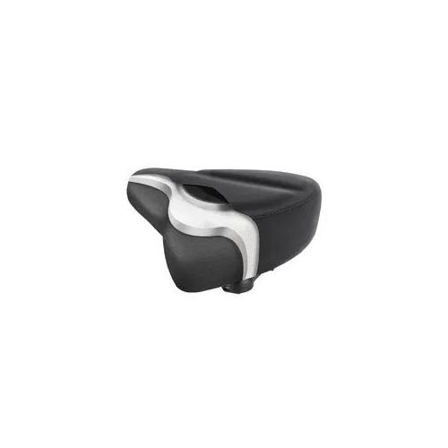 Fahrradsattel SACHSENRAD "Fahrradsattel Universal", schwarz, Fahrradsättel, B/H/L: 280mm x 80mm x 270mm, B:280mm H:80mm L:270mm