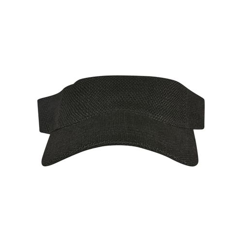 Visor FLEXFIT "Flexfit Accessoires Bast Visor Cap", Herren, Gr. onesize, schwarz, 100% Jute, unifarben, Caps Visor