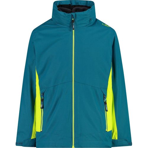 Cmp Kid Jacket Fix Hood Detachble Inn.j 28Mm Deep Lake-Acido 152