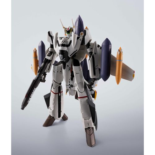 Macross Hi-Metal R Actionfigur VF-0S Phoenix (Roy Focker Use) & QF-2200D-B Ghost Set 14 cm