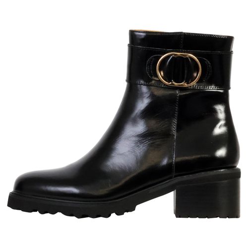 Quinn Leder Absatzstiefelette