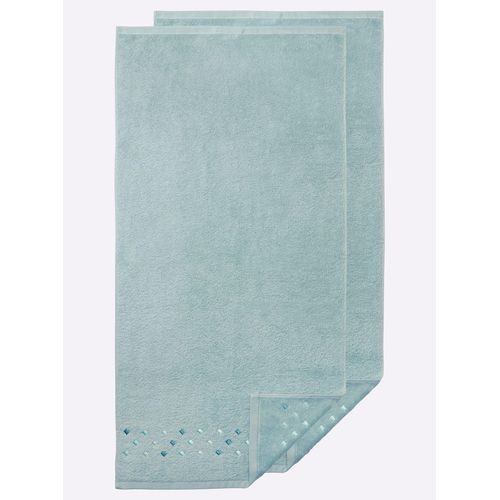 Handtuch ROSS Gr. 2, kalkmint, B:70cm L:140cm, 100% Baumwolle, Handtücher
