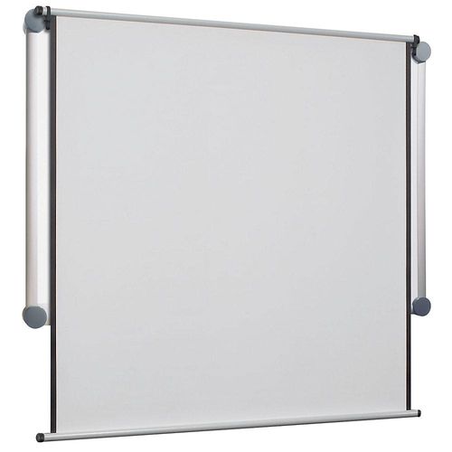 MAUL Projektionsrollo, Projektionsfläche BxH 1140 x 1340 mm, zum Einhängen