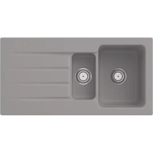 V&B Spüle Architectura 60 XR m Abl.garn, rd m Hand., fossil C-plus