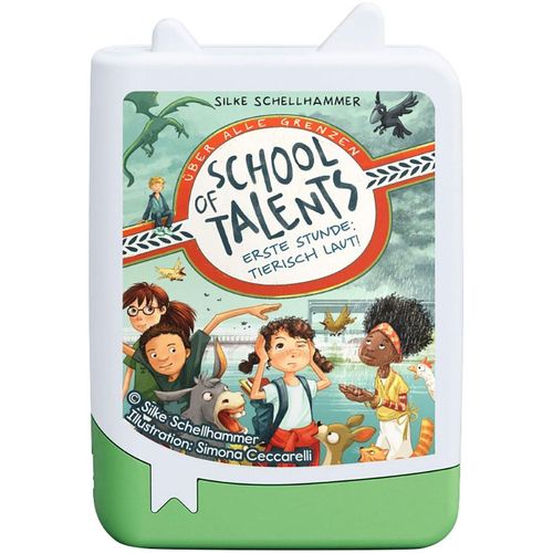 Hörbuch TONIES "School of Talents - Erste Stunde: Tierisch laut", bunt, Hörspiele, Hörbuch