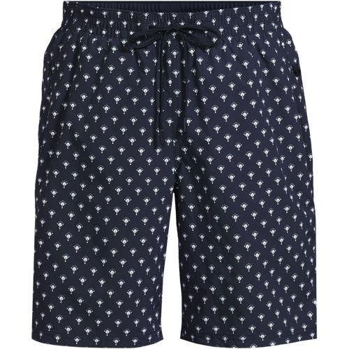 Badeshorts mit Hydroliner, 23 cm, Herren,  Blau, by Lands' End