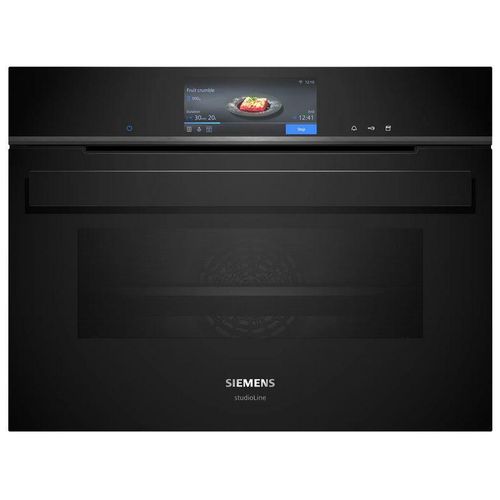 Siemens iQ700 CS958GCB1, Medium, 47 l, Katalytisch + Hydrolytisch, 47 l, Schwarz, Berührung