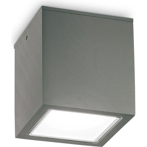 Ideal lux TECHO PL1 BIG Deckenleuchte für den Außenbereich mit GU10 Fassung Struktur Anthrazit pulverbeschichtet