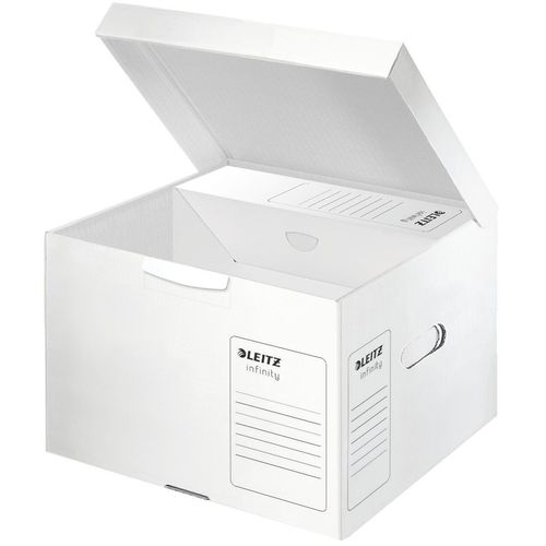 LEITZ Infinity M Archivcontainer 35,0 x 32,0 x 26,5 cm weiß