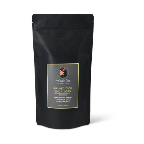 Yoanda - Bringt Dich nach vorn Espresso - 1 kg Ganze Bohne - Intensität: 5/6