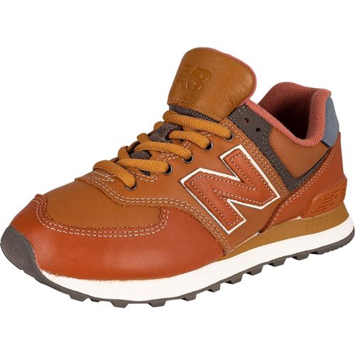 New Balance 574 Ledertrainer, Braun 42.5 EU