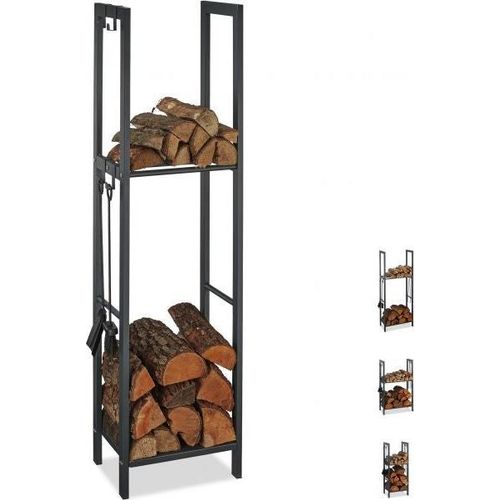 Holzständer mit 2 Regalen