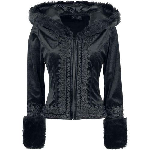 Sinister Gothic Übergangsjacke Damen Gothic Jacket schwarz XXL