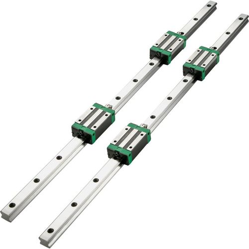 2PCS Linear Rail 0.78-66 Inch, Linear Bearings and Rails with 4PCS HSR20 Bearing Block, Linear Motion Slide Rails plus for DIY CNC Routers Lathes Mills, Linear Slide Kit fit X Y Z Axis