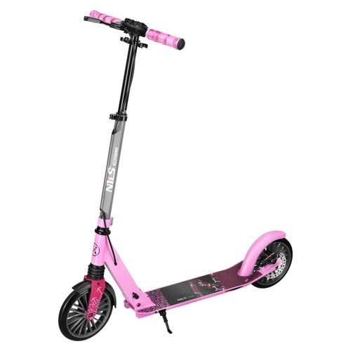 Rosa Kinderroller, 200-mm-Räder, faltbar