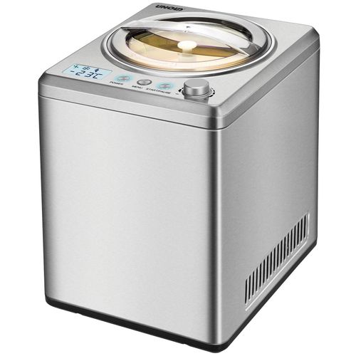 UNOLD Eismaschine "Profi Plus 48880", silber (edelstahlfarben), B:31,5cm H:40,7cm T:27,2cm, Eismaschinen