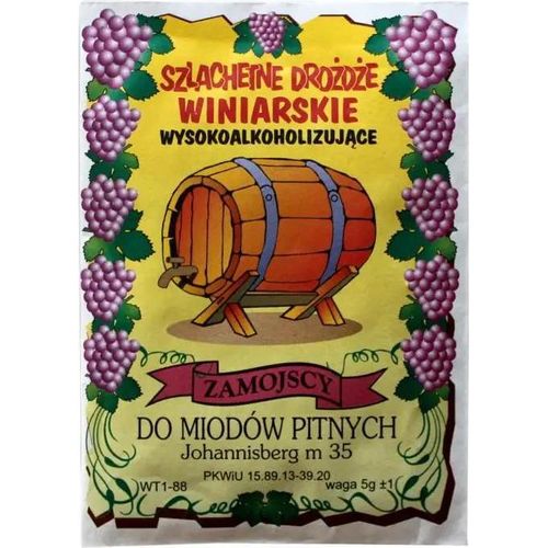 Weinhefe - Universell für Säfte und Fruchtwein - FCM- - Hergestellt in Polen