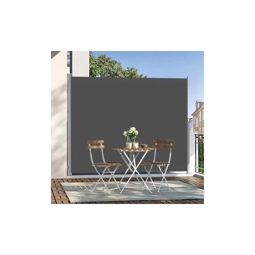 Seitenmarkise - Balkon & Terrasse - 160 x 300 cm - Sichtschutz - Windschutz - Sonnenschutz - Rot