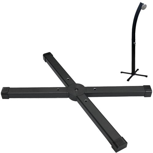 Standfuß SUMMER FUN "Universal Standfuß für Solar Duschen verstellbar", schwarz, B:25cm H:8cm L:44cm, Standfüße
