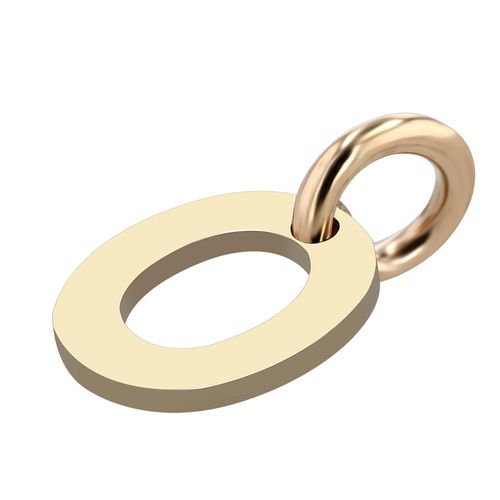 Buchstabenanhänger ADELIA´S "Unisex Anhänger ¿ Buchstabe N Buchstabenanhänger aus 375 Gold", gold, Schmuckanhänger, Damen, Buchstabenanhänger