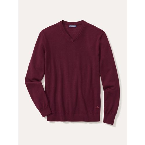 Walbusch V-Pullover Merino Extrafein