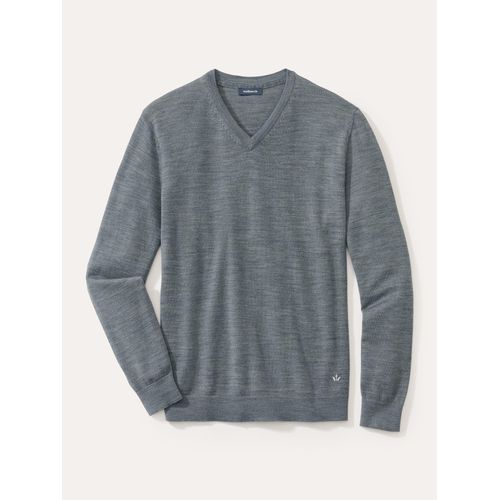 Walbusch V-Pullover Merino Extrafein