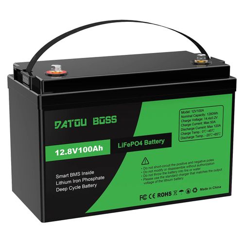 12 V Lithium-Akku - MF-G-100A - 1280 Wh Kapazität - 100 A Dauerentladung - 120 A Spitzenstrom - Max. 50 A Laden - BMS, PSE - DT-100A-12V-A