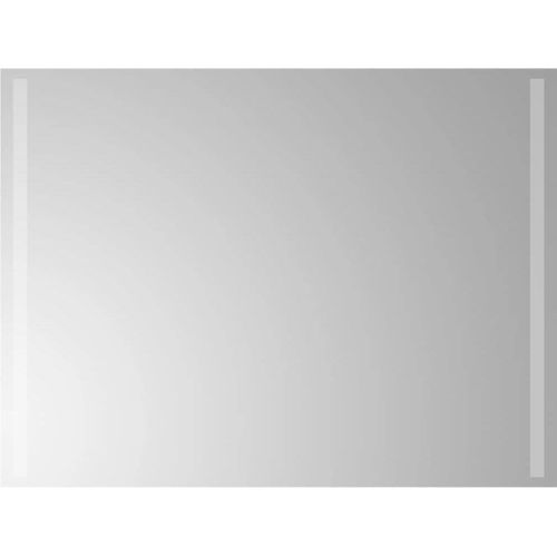 Badspiegel 80x60 cm mit LED, IP65-Schutz und USB-Schnittstelle