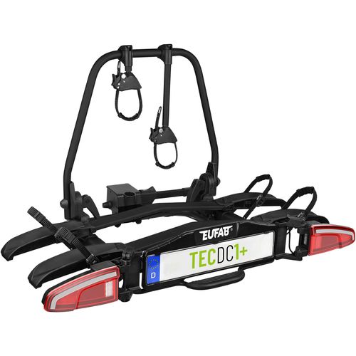Kupplungsfahrradträger EUFAB "EUFAB 11650 Fahrradträger TECDC1+", schwarz, B:124cm H:73cm T:79cm, Fahrradträger