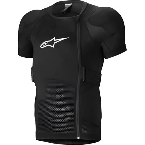 Alpinestars A-Impact Plasma Kurzarm Protektorenjacke, schwarz/weiß, M