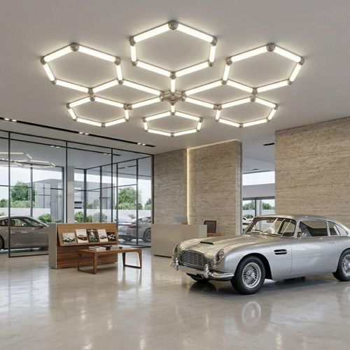 6-LED-Set, sechseckig, 306 W – Kaltweiß 6000 K – 8000 K