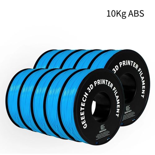3D-Drucker-Filament - ABS+ 1,75 mm - 10 kg Spule - Vakuumverpackt - Für 3D-Drucker - Aquablau