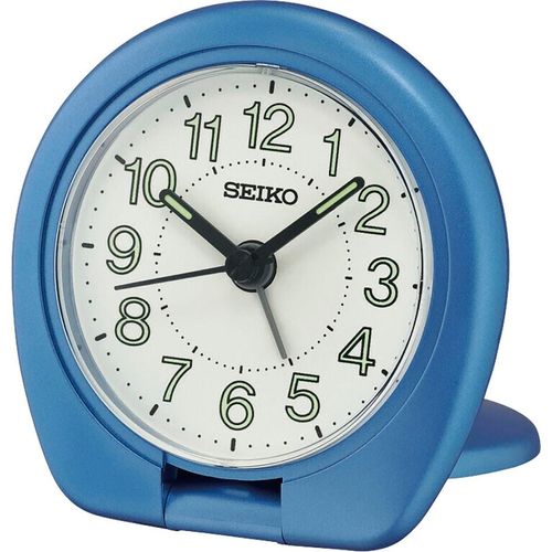 Reisewecker SEIKO, blau, Wecker, Reisewecker, Quarzwecker, Wecker, Schlafzimmer, Snooze