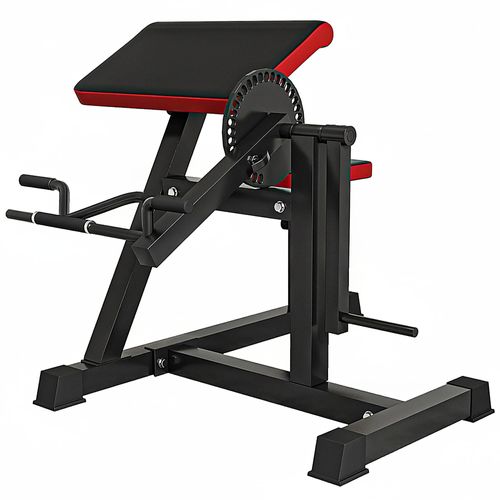 Curlbank Hantelbank verstellbar, Trizeps-Erweiterung, bis 60 kg, Kunstleder