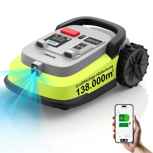 M10 Mähroboter ohne Begrenzungskabel bis 1000 m², Vision + RTK Navigation, Smarte Hindernisvermeidung & App-Steuerung