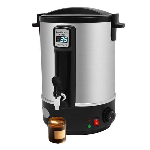 12L Wachsschmelzer für die Kerzenherstellung, DIY-Kerzenschmelztopf, Großer Wachsschmelztopf mit Ausguss